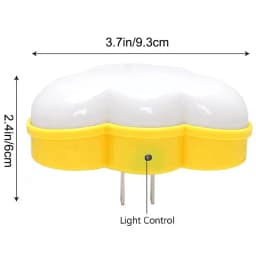 LED Cloud Smart Motion Sensor Night Lights Room DecorEU/US Plug in for Kids Bedroom Stair Hallway Study Bedhead Night Lamps