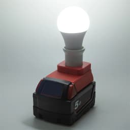 E27 Bulb Lamp LED Work Light For DeWalt/Milwaukee/Roybi 18V BLACK+DECKER 20V Lithium Battery Emergency Lights(NO Battery)
