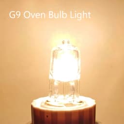 Dimmable G9 Halogen 220V 25W/40W/60W Capsule Lamps - 500℃ Heat Resistant for Refrigerators/Fans/Ovens/ Kitchen/Bathroom Fixture