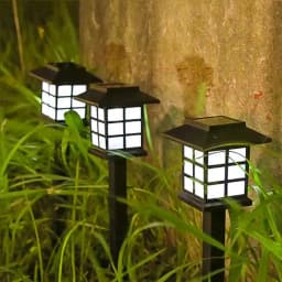 2~12Pcs Solar LED Pathway Lights Outdoor Waterproof Walkway Garden Decor Street Lamp for Landscape Yard Patio Driveway