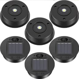 Solar Panel with LED Lantern Light Lid Solar Lights Top Replacement Part for Outdoor Hanging Lanterns DIY Table Lights Decor