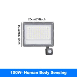 Outdoor LED Flood Light 500W 300W 200W 220V Motion Sensor Waterproof Spotlight Garden Lighting Landscape Floodlight Street Lamp