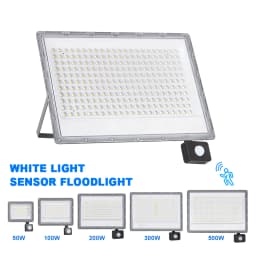Outdoor LED Flood Light 500W 300W 200W 220V Motion Sensor Waterproof Spotlight Garden Lighting Landscape Floodlight Street Lamp