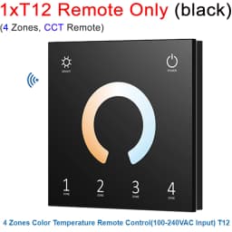 Skydance PK2(G) PF2(G) T12-K T12 T12-1 T22 TW2 TW2-4 RK2 1 4Zone 2.4G Wireless RF Color Temperature Wall Mount Remote for CCT