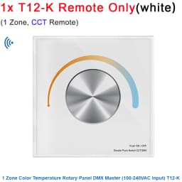 Skydance PK2(G) PF2(G) T12-K T12 T12-1 T22 TW2 TW2-4 RK2 1 4Zone 2.4G Wireless RF Color Temperature Wall Mount Remote for CCT