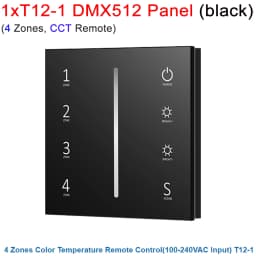 Skydance PK2(G) PF2(G) T12-K T12 T12-1 T22 TW2 TW2-4 RK2 1 4Zone 2.4G Wireless RF Color Temperature Wall Mount Remote for CCT
