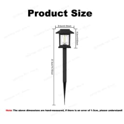 Solar Outdoor Ground Plug Lawn Lamp Patio Villa Led Ambiance Tungsten Lamp Outdoor Park Decoration Landscape Lights Garden Decor