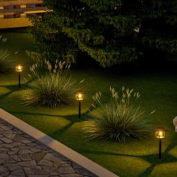 Solar Outdoor Ground Plug Lawn Lamp Patio Villa Led Ambiance Tungsten Lamp Outdoor Park Decoration Landscape Lights Garden Decor