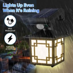 Motion Sensor Garden Street Solar Lamp IP65 Waterproof Garden Security Wall Light LED Outdoor Solar Lamp for Yard Patio Pathway