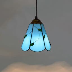 Colorful Mediterranean Style Bohemia Lamp Stained Glass Shade Mosaic Pendant Light for Dining Room Bar Lighting