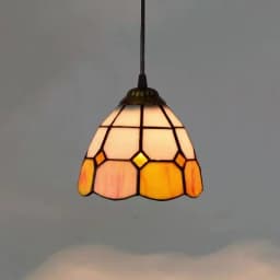 Colorful Mediterranean Style Bohemia Lamp Stained Glass Shade Mosaic Pendant Light for Dining Room Bar Lighting