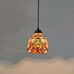 Colorful Mediterranean Style Bohemia Lamp Stained Glass Shade Mosaic Pendant Light for Dining Room Bar Lighting
