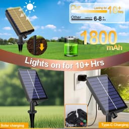 Shatterproof Solar String Lights G40 Outdoor Solar Light Garden Waterproof USB Charging Lighting With Remote Decoration Light