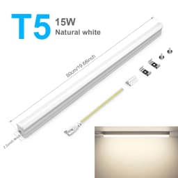 Hospital Garage Lighting Super Bright LED Light Tube T5 (85-265V / T8 (Only 220V)) -1 Lamp Bulb with Screws Ceiling Mounted