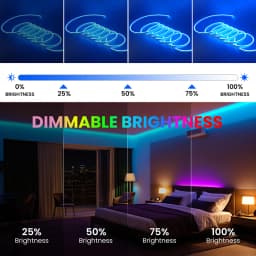 5V Bluetooth RGB LED Neon Strip Light 1M 2M 3M 3AA Battery Box 17Key 24key 44key Remote Control 108Leds/M Waterproof Room Decor
