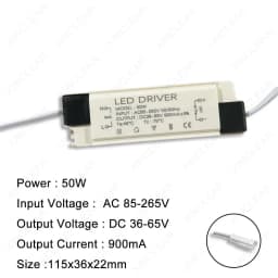 40W 48W 50W 60W LED Driver DC54-87V 600mA DC36-65V 900mA 24-42V 1200mA 1500mA 1800mA Power Supply External Lighting Transformer