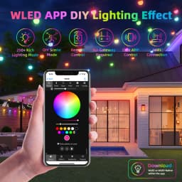 DOMRAEM ESP8266 WLED USB-C Addressable LED Controller Supports WS2811/12/12B/13/14/05 Digital Strips ETC. 1600 RGB IC | 16A Fuse