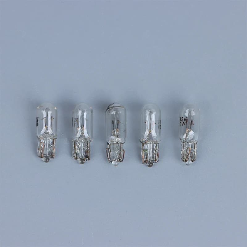 10Pcs 12V 3W T6.5 Car Dashboard Instrument Panel Light Indicator Light High Temperature Resistant Lighting Accessories