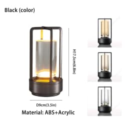 GGbingo Cordless Led Table Lamp Mood Desk Lamps Outdoor Camping Atmosphere Lighting Cofffe Shop Decoration Night Lights