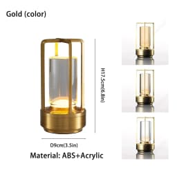 GGbingo Cordless Led Table Lamp Mood Desk Lamps Outdoor Camping Atmosphere Lighting Cofffe Shop Decoration Night Lights