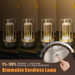 GGbingo Cordless Led Table Lamp Mood Desk Lamps Outdoor Camping Atmosphere Lighting Cofffe Shop Decoration Night Lights