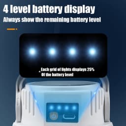 LED Solar Camping Light Solar Bulb Lanterns Rechargeable Portable Waterproof Outdoor Night Flashlight BBQ Hanging Emergency Lamp