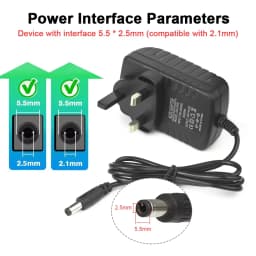 AC to DC Converter 12V 24V 1A/2A/3A/5A/6A/8A/10A 12W-120W Power Supply Adapter AC110-240V Universal for LED Strip Lighting