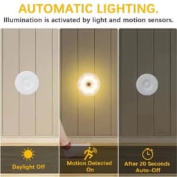 USB Charging Smart Sensor Lamp LED Human Body Induction Night Light Bedside Bedroom Home Corridor Lighting 8 LEDs Mini Wall Lamp