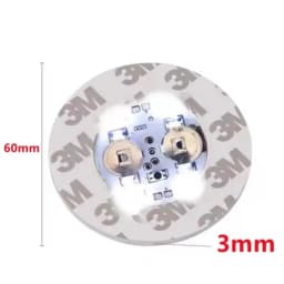 1-40PCS Battery Powered LED Coaster 3 Modes with Wine Glass Mat Cup Pad Sticker Bottle Drinking Club Bar Party Decor Night Light