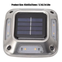 8 LEDS Solar Ground Light Solar Light Waterproof Warm Light Solar Garden Lamp Outdoor Courtyards Driveway Marker Light
