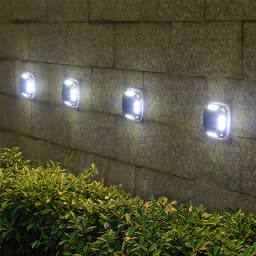 8 LEDS Solar Ground Light Solar Light Waterproof Warm Light Solar Garden Lamp Outdoor Courtyards Driveway Marker Light