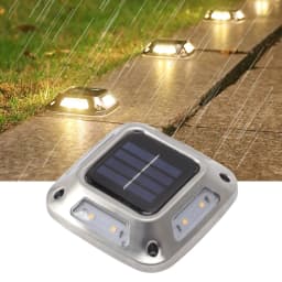 8 LEDS Solar Ground Light Solar Light Waterproof Warm Light Solar Garden Lamp Outdoor Courtyards Driveway Marker Light
