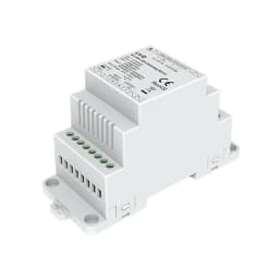 CENFAYA 0/1-10V LED Dimming Driver with Push Dim 12-48VDC Input 480W Output PWM Freq Adjustable DIN Rail Mount for LED Strip