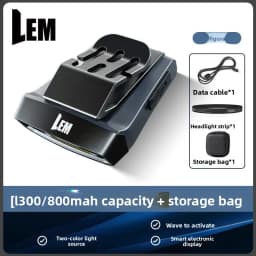LEM headlight induction strong light super bright charging head clip type super long battery life night fishing light