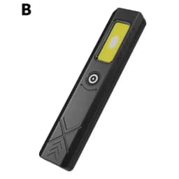 LED Keychain Flashlight Rechargeable 550LM Portable Mini Torch Pocket Lantern Flood Work Light With Magnet For Emergency