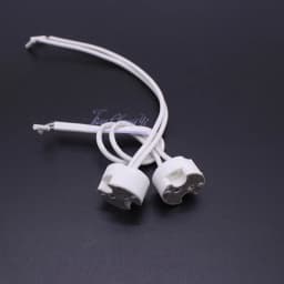 MR16 MR11 GU5.3 G4 Lamp Holder Bulb Base with Wire Ceramic Halogen Socket Pottery Connector 12V - 220V Led Light