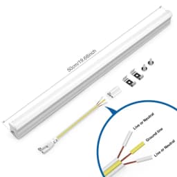 Aluminum Profile Lights Bar T5 15W T8 25W 50cm No Flicker LED Tube for Living Room Study Kitchen Closet Workshop Hotel Lighting