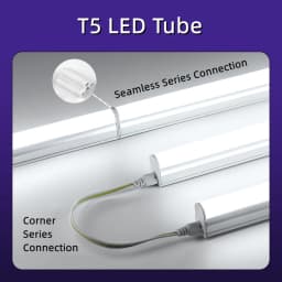 1Pcs/2Pcs T5 LED Light 15W 50cm No Flicker Smart IC Driver,AC85V-265V Replaceable Fluorescent Tube Bulb For Kitchen Wall Ceiling