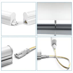 1Pcs/2Pcs T5 LED Light 15W 50cm No Flicker Smart IC Driver,AC85V-265V Replaceable Fluorescent Tube Bulb For Kitchen Wall Ceiling