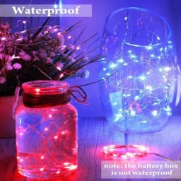 Led Copper Wire Fairy Lights String Button Battery Light DIY Waterproof Garland Christmas Wedding Decoration String Lights