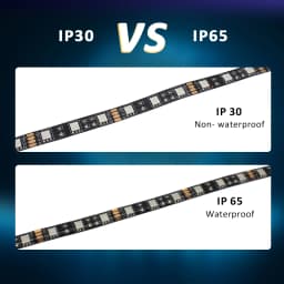 12V 4Pin RGB LED Strip Light IP30 IP65 5050 ARGB Aura Sync Motherboard Control PC Computer Case 50CM 1M 2M 60LEDs/M 1to1 1to2