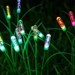1PC LED Solar Reed Garden Lights Outdoor Waterproof Swaying Decorative Lamp Outside Landscape Lighting For Patio Yard Pathway