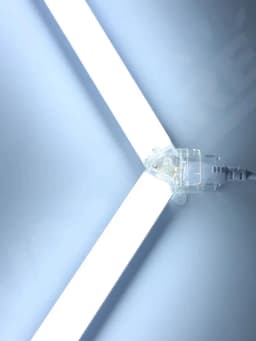 Garage honeycomb hexagonal LED white light super bright 6500K color temperature installed on the ceiling, suitable for garages