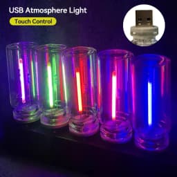 Retro USB LED Filament Touch Dimming Bulb 5V Retro LED Edison Bulb Night Light Camping Incandescent Decorative LED Lighting