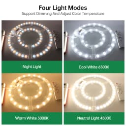 LED Panel 220V Ceiling Light Replacement LED Module Dimmable 60W 72W 80W 100W Round Light Panel Module Ceiling Fan Light