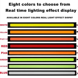 10~1Pcs 17cm Universal Car LED Strip Light Waterproof Daytime Running Light COB DRL Car LED Strip Auto Interior Car Styling Lamp