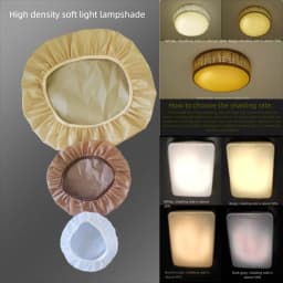 Practical Creative Lamp Shade Diffuser Wear‑resistant Soft Ceiling Lamp Shade Anti-dazzling Household Table Lamp Cover Home