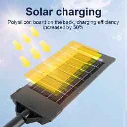 9000000LM 6000W LED Outdoor Solar Light Powerful Outdoor Motion Sensor Solar Lamp Wall Street Lamp IP66 Sunlight for Garden Path