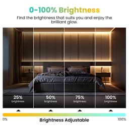 Bluetooth Remote CCT COB LED Strip Light 17key 12key RF Control EU/US/UK/AU Power Kit 24V 576 LEDs Flex Tape 4000K 5000K 6000K