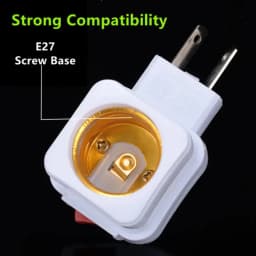 AC85-265V E27 Switch EU/US/AU Plug Edison LED Light Lamp Bulb Lamp Holder Adapter Socket Base Holder ON/OFF Lighting Accessories